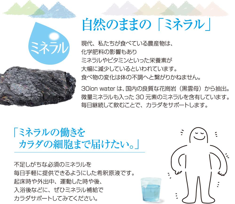 30元素のミネラル習慣
