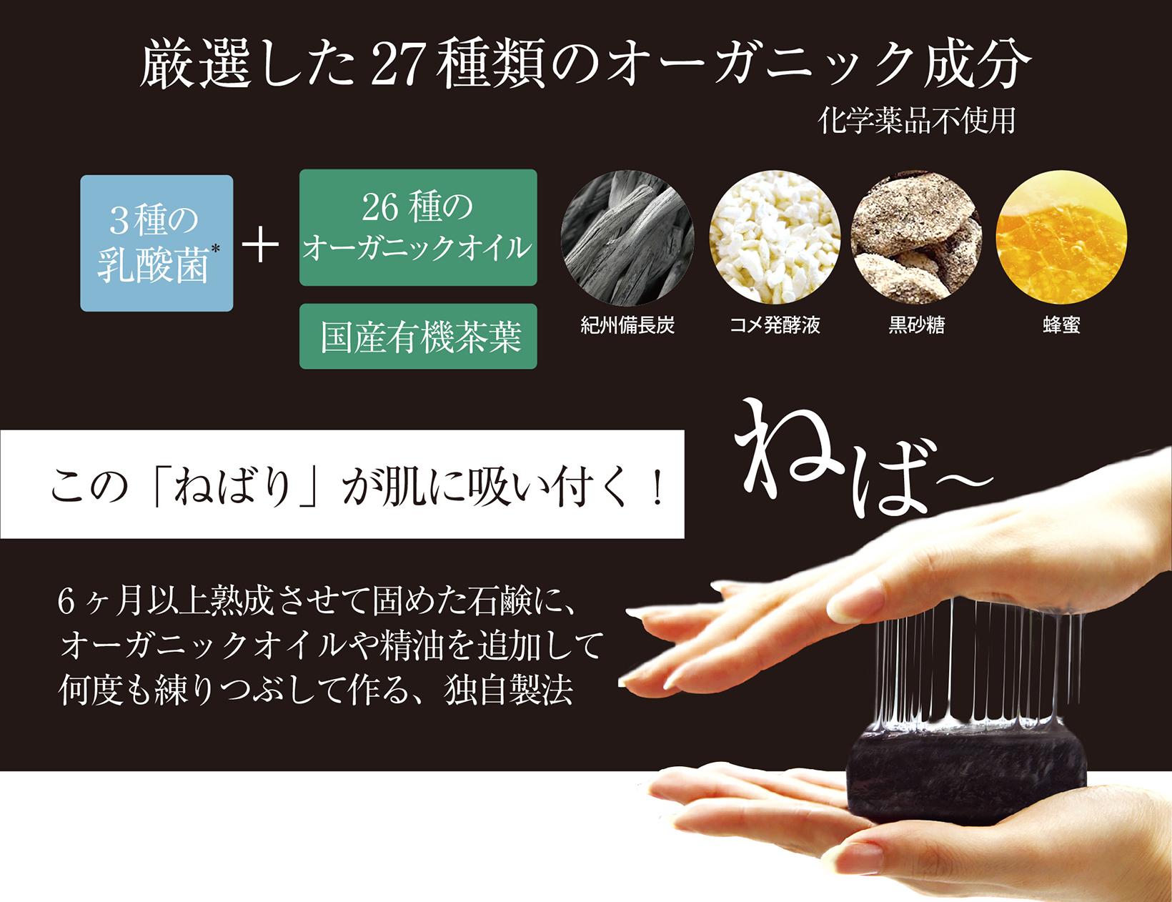 毛穴を洗う石鹸