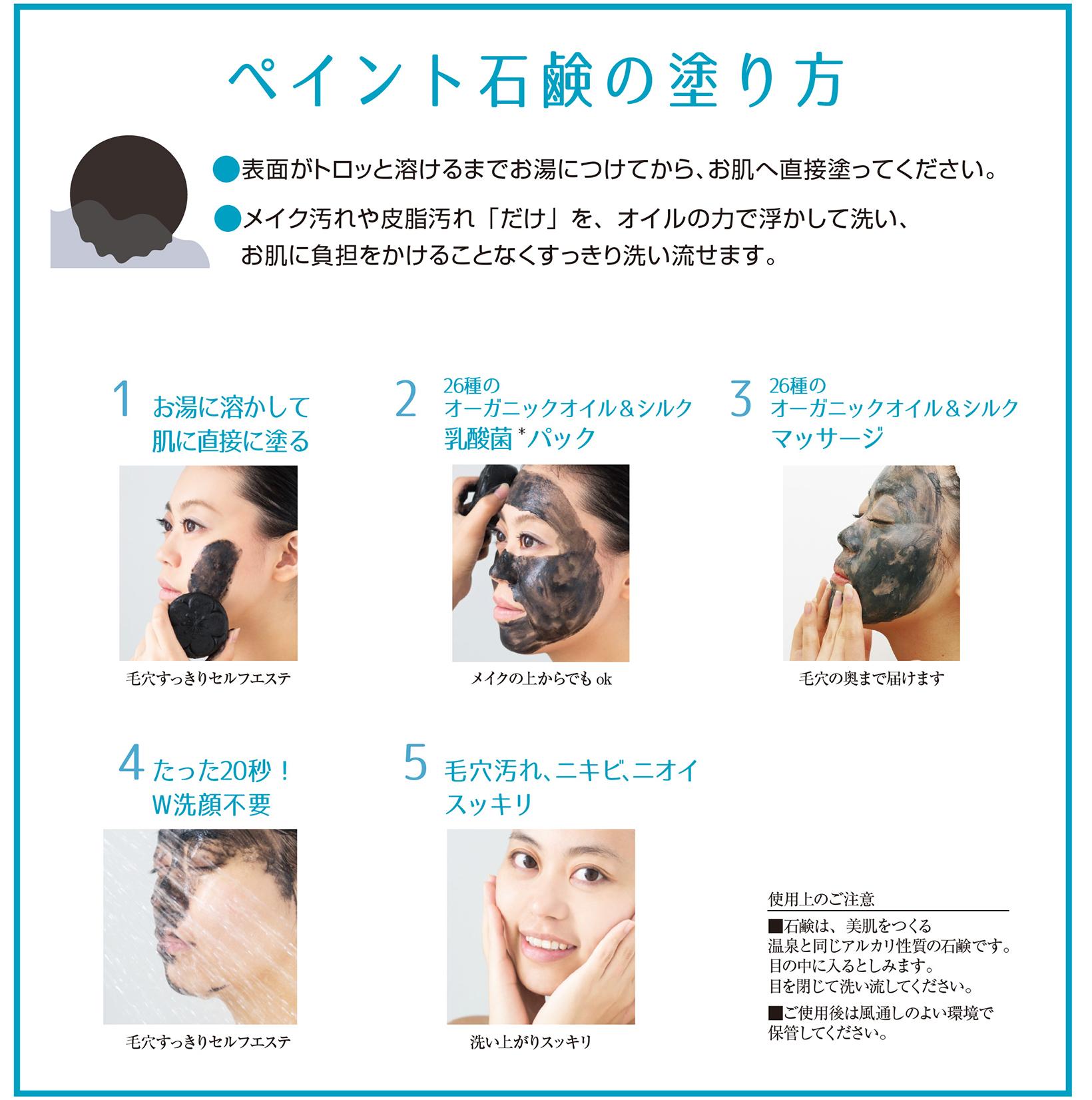 毛穴を洗う石鹸