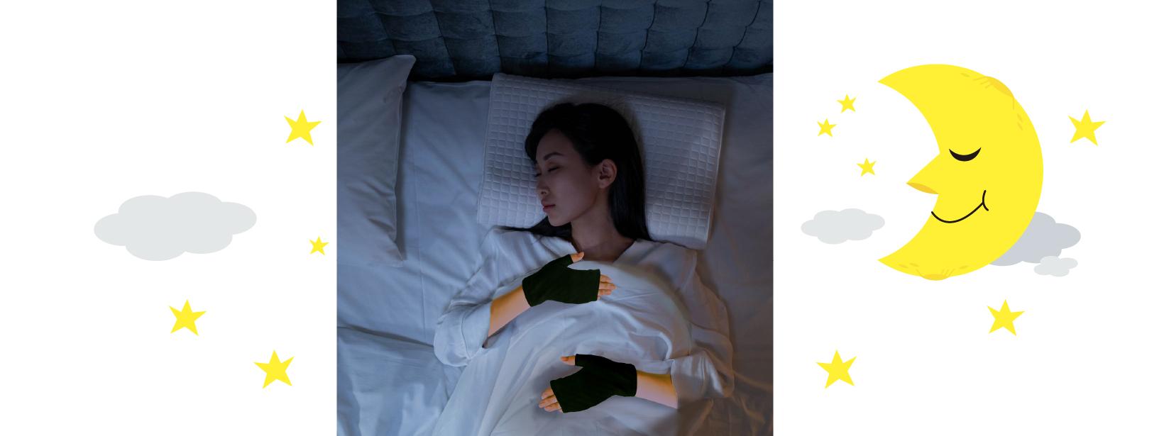 睡眠のゴールデンタイムも手を労わる